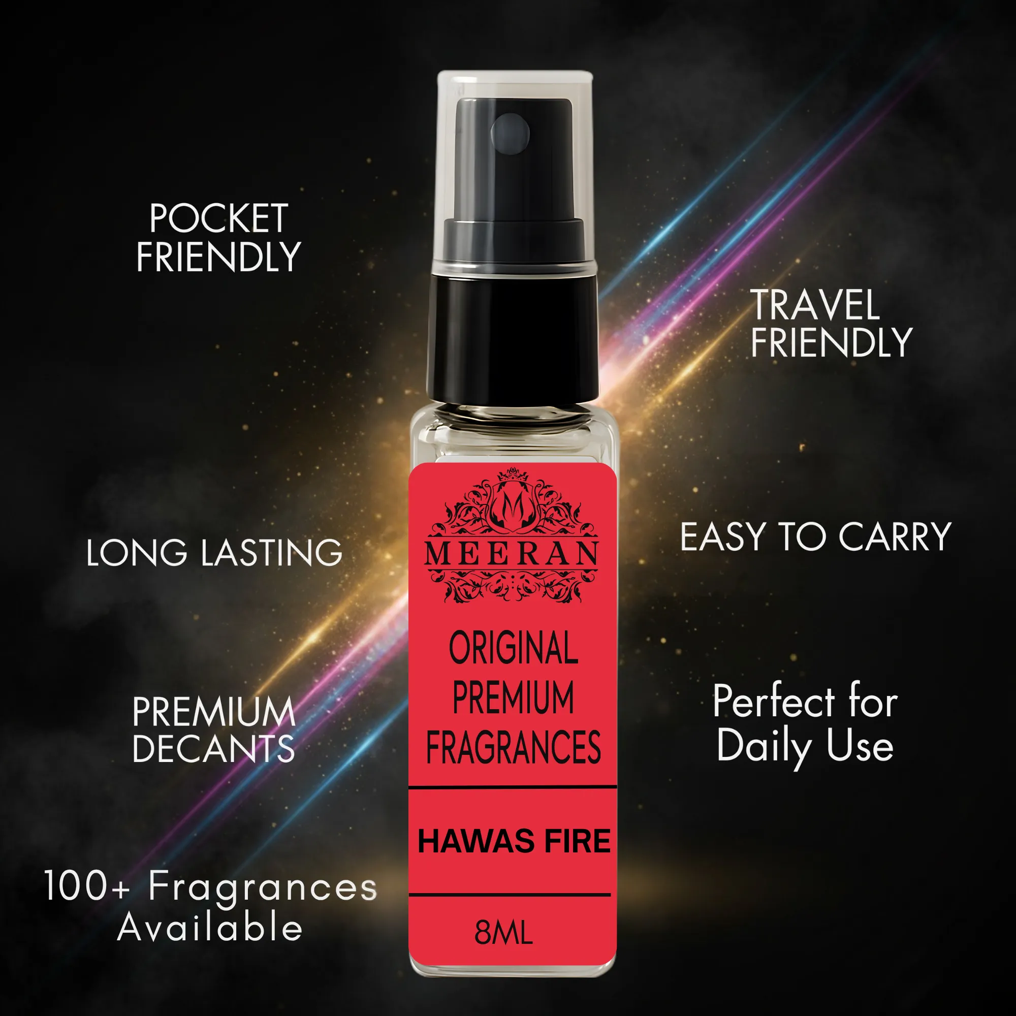  Hawasfire (8ML) | Decanted From Original Bottle | Eau De Parfum For Men | Long Lasting Perfume | Luxury Scent (Hawasfire)